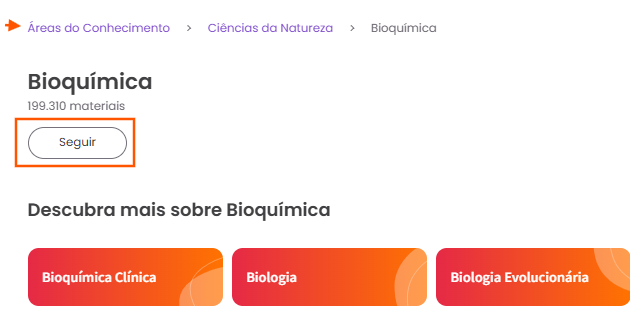 exemplo da área de conhecimento