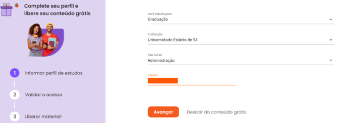 preenchimento telefone